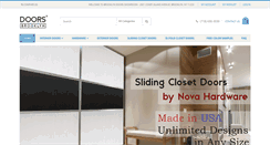 Desktop Screenshot of doorsinstock.com